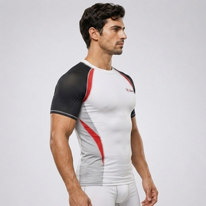 Custom Clothing Rush Guard Sun Protection Clothing <b>Men</b> <b>Compression</b> <b>Shirt</b> Rashguard <b>Men</b> Rash Vests Rash Guard Best Short Sleeve - Product Image 5