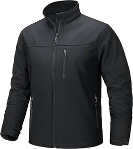Wholesale price Men's Lightweight Softshell Jacket Fleece <b>Lined</b> Waterproof Tactical Rain Zip Up Winter <b>Coat</b> Windbreaker Casual - Product Image 1