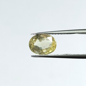Zafiro amarillo ovalado natural de 3,29 quilates de Sri Lanka, piedras preciosas sueltas para la fabricación de joyas y anillos YOIS-204 - Product Image 2