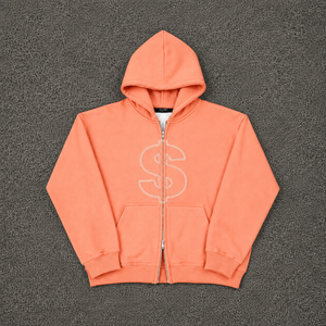 Sudadera con capucha extragrande con cremallera y logo de signo de dólar, diseño gráfico de streetwear personalizado, unisex, informal, a la moda, en oferta - Product Image 5