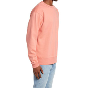 Sudadera de algodón de primera calidad para hombre, cuello redondo, ligera, informal, al por mayor. - Product Image 2