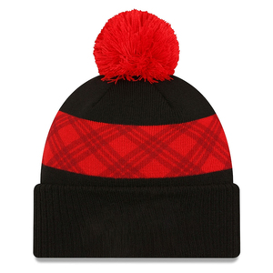 Bonnet en acrylique personnalisé avec pompon, vente en gros, couvre-chef d'hiver tendance avec logo brodé, OEM ODM, marque privée, couleur personnalisée - Product Image 2