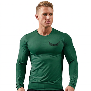 Camiseta Deportiva de Manga Corta para Hombre, Cuello Redondo, Absorbente de Humedad, Transpirable, Ecológica, de Secado Rápido, con Nombre de Equipo Personalizado, Color Sólido, Logotipo Impreso - Product Image 2
