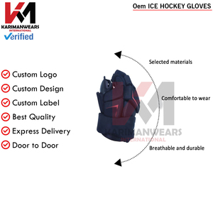 Gants de hockey sur glace de qualité supérieure, résistants aux chocs, pour l'entraînement et les matchs, équipement de protection - Product Image 4