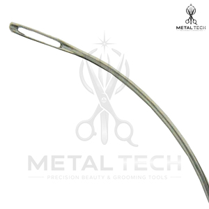 Aiguilles courbées en acier inoxydable poli de haute qualité, type C, outil essentiel pour le tissage et la couture de cheveux, pour salon et usage personnel - Product Image 4