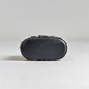 Botella de pelo de caballo con tapa metálica y clip de mosquetón, diseño blanco y negro, botella portátil - Product Image 4