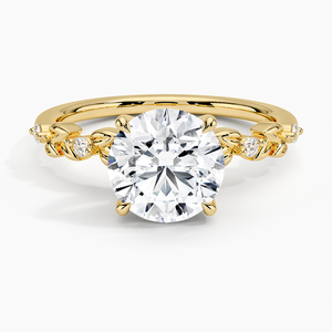 <b>Botanical</b> Vine Cluster Diamond Engagement Ring - Product Image 1