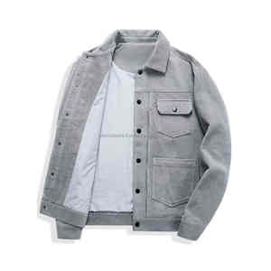 Streetwear d'entraînement décontracté de style de rue Nouveau design Veste en velours côtelé respirante et grande taille conception personnalisée - Product Image 1