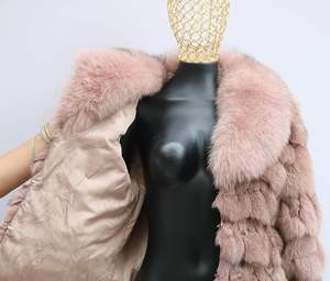 เสื้อโค้ทขนเฟอร์เทียมสำหรับผู้หญิง รุ่นใหม่ล่าสุด สำหรับฤดูหนาว ขนฟูฟ่อง สีสันปรับแต่งได้ - Product Image 5