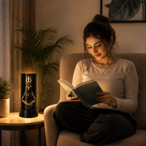 Lord Shiva Trishul LED Table Lamp Spiritual Meditation <b>Night</b> <b>Light</b> Decorative Acrylic Bedside Lamp Home Office Temple Gift Decor - Product Image 5