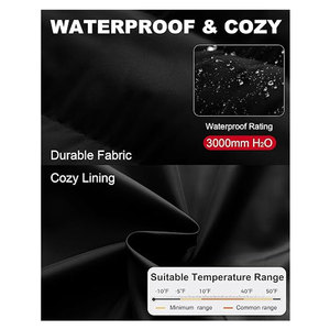 Men's Winter Coat Extra Long Puffer <b>Jacket</b> Waterproof Thicken Parka Insulated Outerwear <b>with</b> Removable Hood Warm Cold Weather - Product Image 4
