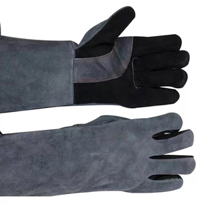 Guantes de Trabajo de Cuero para Soldadura, Diseño 2025, Personalizados, Industriales, para Construcción, Resistentes al Calor y al Agua, para Hombre, de Pakistán - Product Image 3