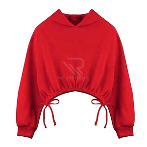 Sudadera con Capucha Corta Personalizada para Mujer, 100% Poliéster, Sudaderas con Capucha Sublimadas, Conjuntos Deportivos Estampados para Damas - Product Image 1