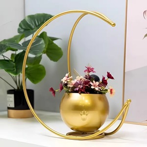 Unique Metal Planter <b>Pot</b> for Garden and Patio Decoration Durable Iron Flower <b>Pot</b> for Outdoor Landscaping and Lawn Decor - Product Image 3