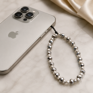 Accessoire de téléphone portable tendance et promotionnel : Bracelet de poignet en plastique fait main, étanche, de forme libre, de luxe, pour téléphone. - Product Image 3