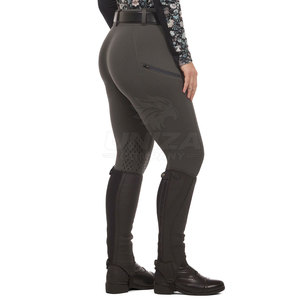 Pantalones de Montar a Caballo Premium para Mujer, Elásticos en Cuatro Direcciones, Cintura Media, Largos, con Bolsillos, para Entrenamiento y Deportes al Aire Libre - Product Image 6