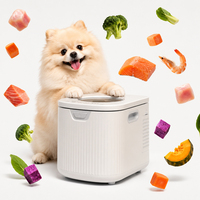 Pembuat Makanan Hewan Peliharaan 500W Otomatis, Mesin Pengolah Makanan Anjing & Pemroses Makanan Segar Hewan Peliharaan dengan Waktu Memasak yang Dapat Diatur 5-300 Menit