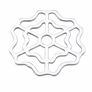 Salvamanteles Metálico con Diseño de Telaraña |   Protector de Mesa Resistente al Calor para Ollas Calientes |   Soporte Decorativo para Utensilios de Cocina, para la Encimera del Hogar - Product Image 1