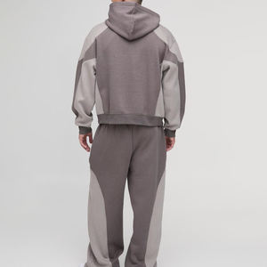 Conjunto Deportivo Informal Transpirable con Capucha, Sudadera y Pantalones de Chándal de Algodón, Corte Ajustado, Ropa de Entrenamiento, Ropa Deportiva Elegante y de Primera Calidad, Ajuste Cómodo - Product Image 4
