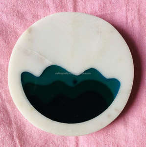 Creative Look <b>Round</b> Stone Eco-Friendly Modern <b>Placemat</b> for Home Hotel Restaurant Use - Product Image 5