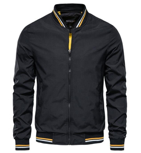 Men's Lightweight Bomber Jacket Casual Outdoor <b>Zip</b> Jacket Custom Clothing Manufacturer Bomber Jackets - Product Image 3