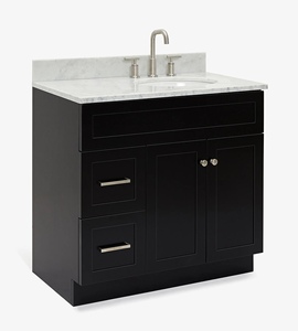 Mueble de Baño Personalizado Felix de 37 Pulgadas con Lavabo a la Derecha, Solo Mueble, 4 Opciones de Acabado, Fabricante OEM de Vietnam - Product Image 2