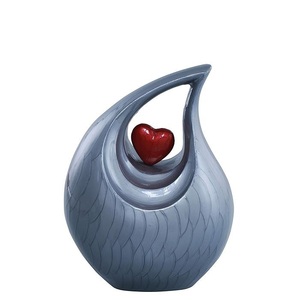 Classic Aluminum Tear Drop <b>Memorial</b> Cremation <b>Keepsake</b> Urn Ash Holder Crafted With Elegant Exterior And Fine Appearance - Product Image 3