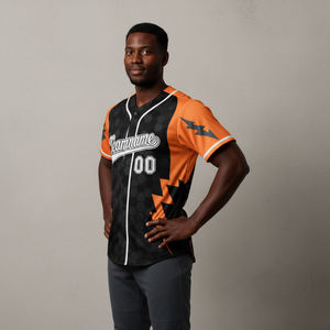 Nouveauté 2026 – Ensembles de maillots de baseball courts pour hommes 100 % polyester imprimés par sublimation, personnalisables, vêtements de sport de haute qualité - Product Image 4