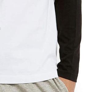 Camiseta de Manga Larga Raglán para Hombre de Alta Calidad, Material de Algodón, Lisa, Personalizada, Cuello Redondo, Transpirable - Product Image 4