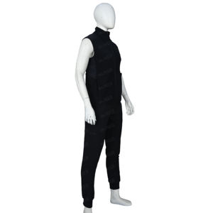 Uniforme Médico Casual para Hombre, Elegante, de Manga Corta, con Logotipo Personalizado, Elástico, para Hospital, Salón de Belleza y Spa, en Algodón Dobby - Product Image 3