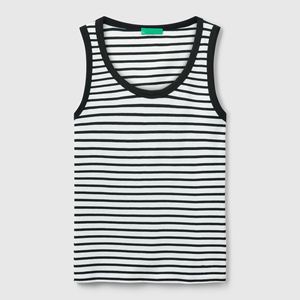 Women's Breathable Quick Dry Eco-Friendly Polyester/Cotton Plus Size Casual <b>Loose</b> Fit Sporty <b>Tank</b> <b>Top</b>-Customizable Colors/Sizes - Product Image 2