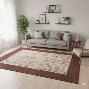 พรมขนสัตว์100% แบบพรมทอสำหรับชาวเปอร์เซียสั่งซื้อจำนวนมากพรม B2B ผู้ผลิตดีไซน์ตามสั่ง - Product Image 1