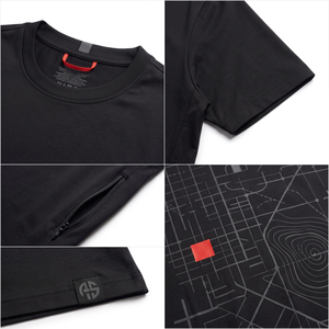 เสื้อยืดผู้ชายผ้าฝ้ายออร์แกนิค 180GSM พิมพ์ลายกราฟิก ทรงหลวม สไตล์สตรีทแวร์ ออกแบบลายพิมพ์ตามสั่ง OEM พร้อมโลโก้ด้านหน้า ไซส์ 2XL - Product Image 4
