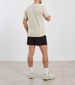 Camiseta Personalizada para Hombre, Transpirable, 100% Algodón, Manga Corta, Estilo Urbano, Corte Recto, Diseño Liso con Patrón Hip Hop - Product Image 4