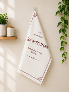 Printed Cotton Tea <b>Towel</b> Woven <b>Kitchen</b> Cloth Napkin Quick-Dry Absorbent Teatowel for Home Dining - Product Image 1