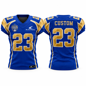 Camiseta de Fútbol Americano Blackthorn con Cuello en V, Malla Transpirable, Manga Corta, Impresión Sublimada Personalizada, Uniforme de Equipo con Número para Hombre Adulto - Product Image 4