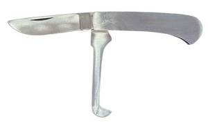 Cuchillo de Castración Ajustable Plegable Newberry, Acero Inoxidable, Reutilizable, Herramienta Veterinaria, Dos Tamaños de Cuchilla, Ganado Vacuno, Caprino, Líquido en Vivos - Product Image 6
