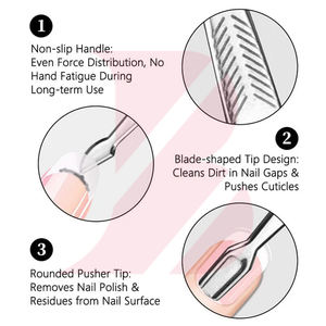 Removedor y Recortador de Cutículas 2026, el Más Vendido, de la Más Alta Calidad, Antideslizante, para Uso en Salón, de Doble Punta - Product Image 4