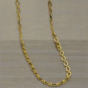 Cadena de Eslabones Ovalados Chapada en Oro de 14K, 18K, 24K al por Mayor, Diseño Clásico de Cadena Ovalada, Cadena de Eslabones Ovalados, Cadena de Latón de Moda - Product Image 3