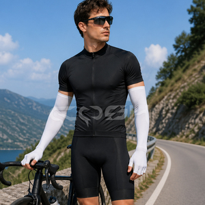 Unisex Long Fingerless Gloves With UV Protection Breathable Compression Arm Sleeves For Cycling And Outdoor Use - Product Image 5