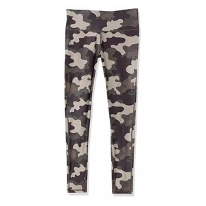 Leggings de yoga camouflage taille haute, longueur intégrale, sans couture, avec taille élastique, en Spandex et Polyester, pour le fitness, la course et les activités sportives - Product Image 3
