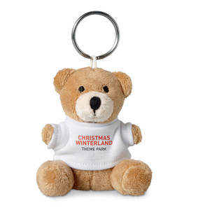 Promotional Teddy <b>Bear</b> <b>Keychain</b> Carabiner for Personalized Gifts - Product Image 2