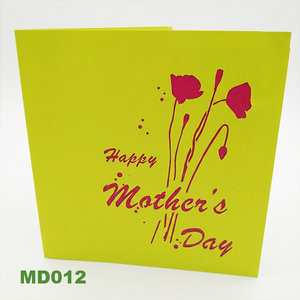 Tarjetas de Felicitación de Papel de Alta Calidad, Hechas a Mano en 3D, con Barnizado Mate Offset de 2 Colores, para el Día de la Madre, Cumpleaños, Regalo de Recuerdo ANN - Product Image 5