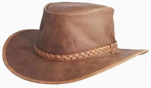 Sombrero de Vaquero de Cuero Crusher - Product Image 4