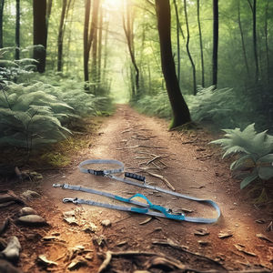 สายจูงสุนัขแบบปรับได้ สะท้อนแสง หรูหรา เป็นมิตรกับสิ่งแวดล้อม แบบแฮนด์ฟรี ยืดหดได้ พร้อมเข็มขัดคาดเอวแบบสองด้านสำหรับสุนัขสองตัว - Product Image 3