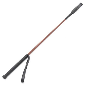 Fusta de Equitación de Cuero Premium, Profesional, para Entrenamiento Ecuestre, Duradera, Equilibrada, con Agarre Cómodo, Negra - Product Image 2