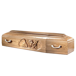 Oferta Especial: Ataúd de Madera Personalizado, Estilo Europeo, Moderno y Clásico, Hecho en Indonesia con Madera de Teca, Caoba, Durian y Mango, para Funeral - Product Image 2