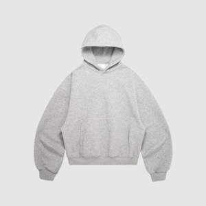 Heavyweight Oversized French Terry 100% Cotton Anti-Wrinkle Custom Pullover <b>Fleece</b> <b>Hoodie</b> Collection - Product Image 3