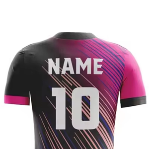 Maillots de football en polyester de qualité supérieure, best-sellers, vente en gros directe d'usine, impression de logo personnalisée, coupe et couture parfaites, sublimation - Product Image 4