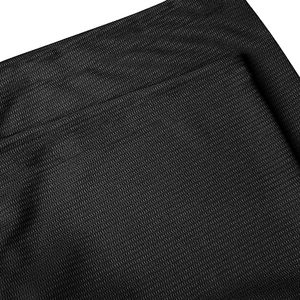 Unisex <b>Black</b> Baseball Jersey Short Sleeve V-Neck Button Front Mesh Breathable Regular Fit Teenagers Apparel Silk/Cotton - Product Image 4